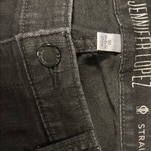 Jennifer Lopez Charcoal Denim Pants
